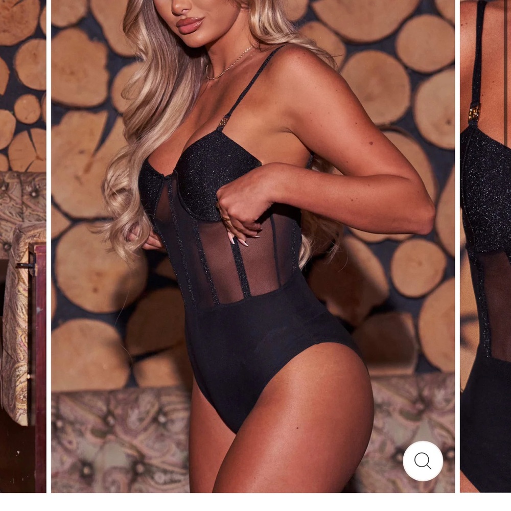 Black Sheer Bodysuit